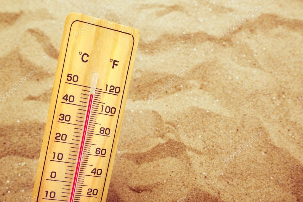 depositphotos 106890392 stock photo extremely high temperatures thermometer on